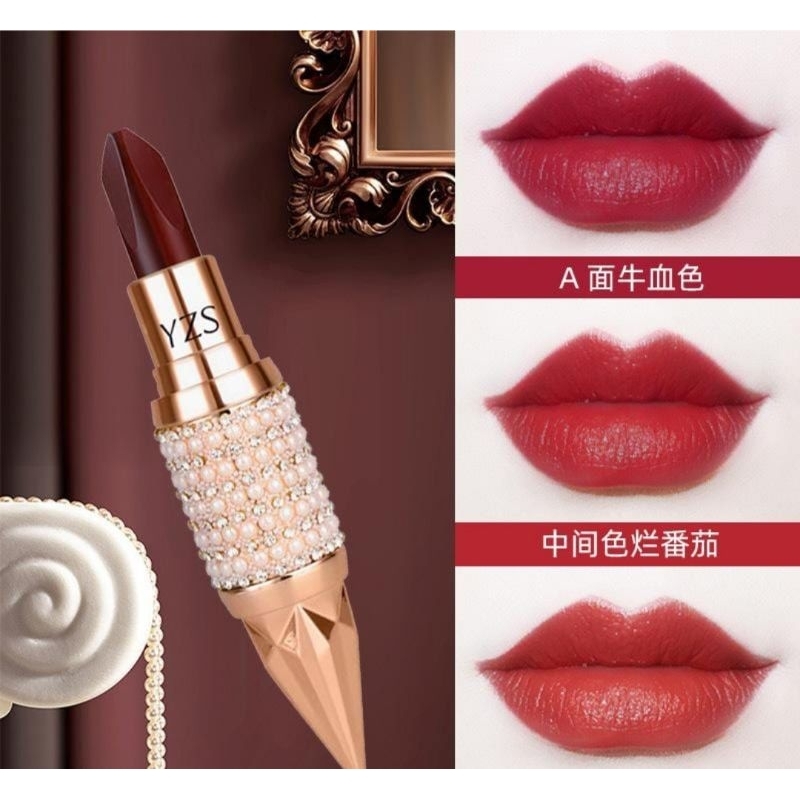 YZS LIPSTIK MATTE 3 in 1 ORIGINAL tahan 12 jam