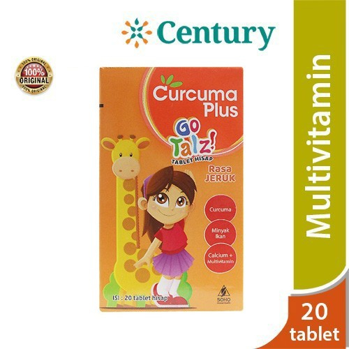 Curcuma Plus Go Talz Jeruk Tablet Hisap