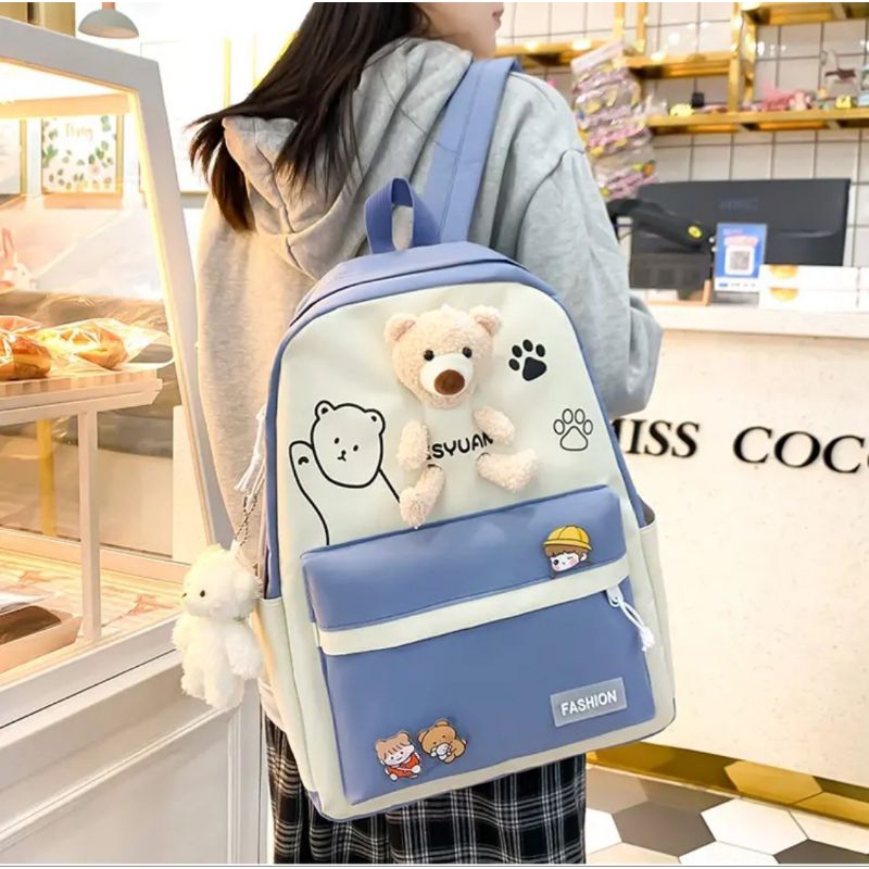 Tas Ransel Sekolah Anak Remaja SD SMP Model Boneka - tas ransel