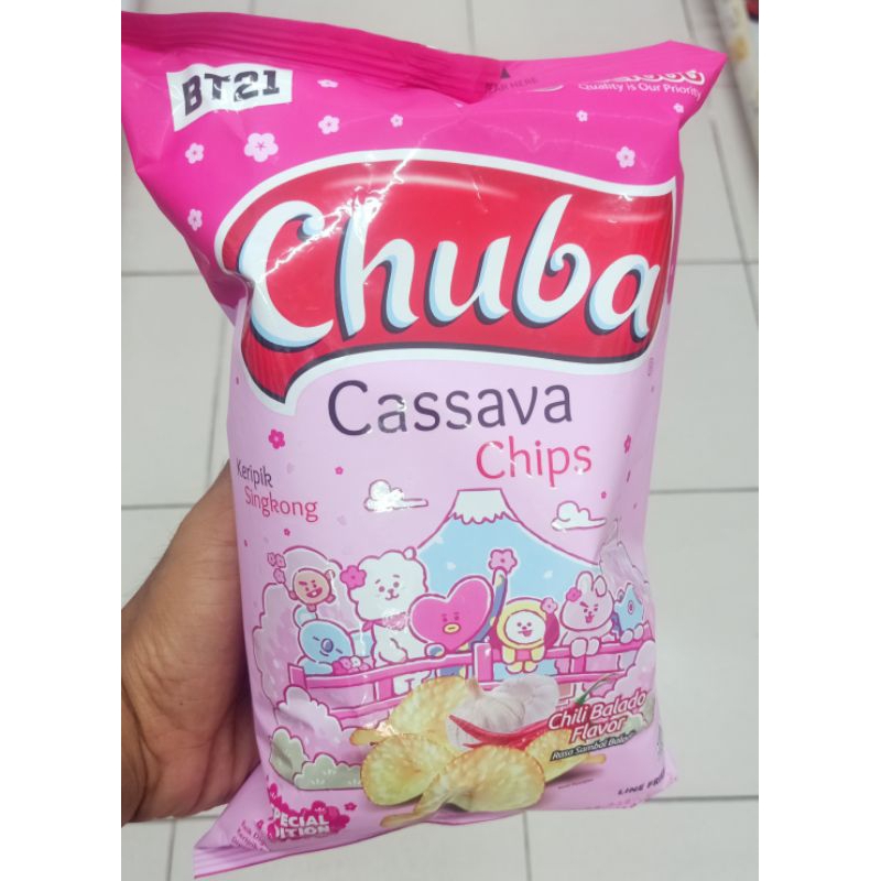 Chuba BT21 | Chuba Cassava Chips BT21 Special Edition 140G