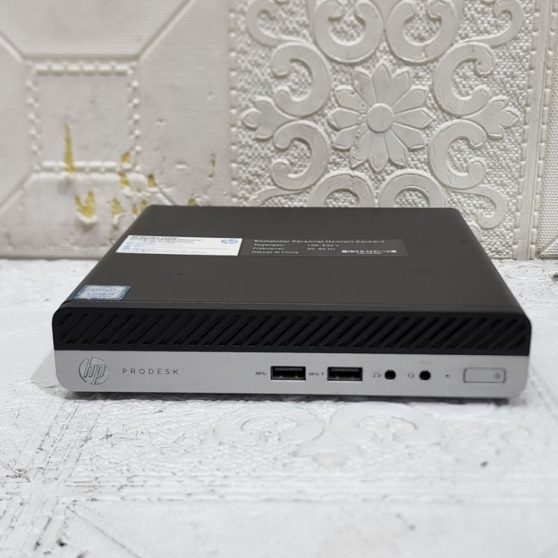 PC MINI HP PRODESK 400 G4 CORE I5 8500T RAM 16GB SSD 512GB WIFFI LIKE NEW