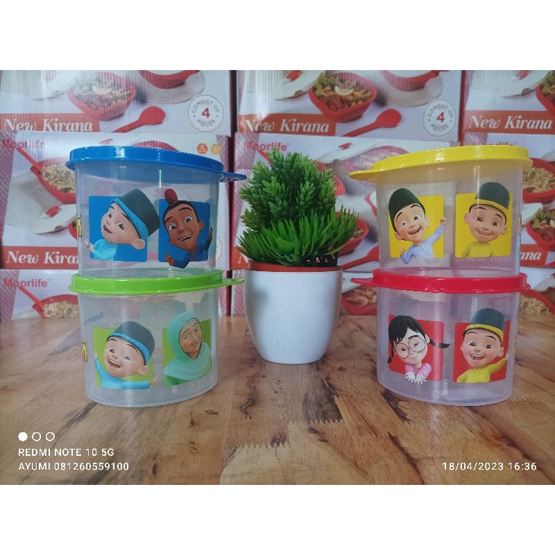 Canister Tupperware Upin ipin
