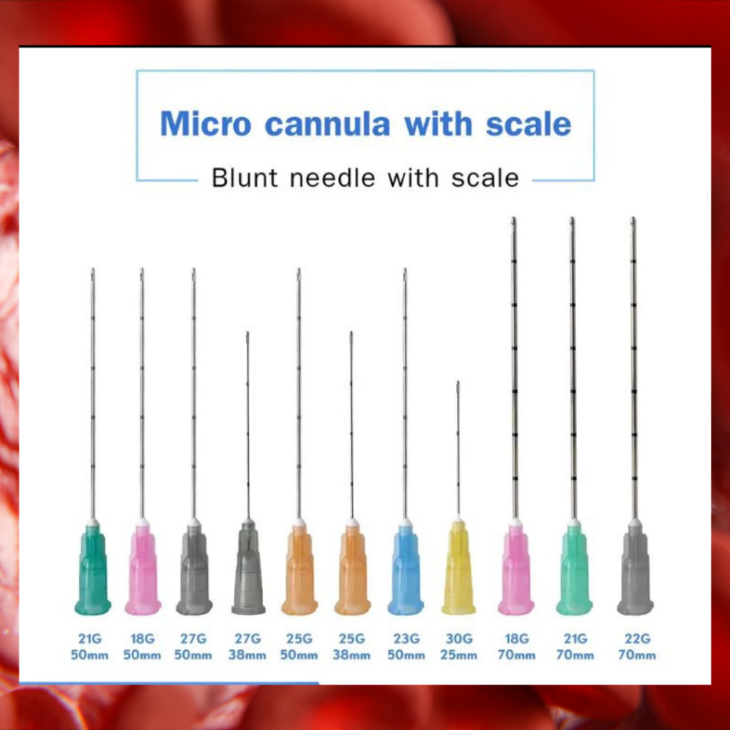 Canulla Filler 23G 25G 27G 30G Kanula Filler Canulla Conpuvon Canula Filer Needle Elastis Canula Blunt Needle 23G Needle 30G Needle 27G Canula23 Canulla Subsisi