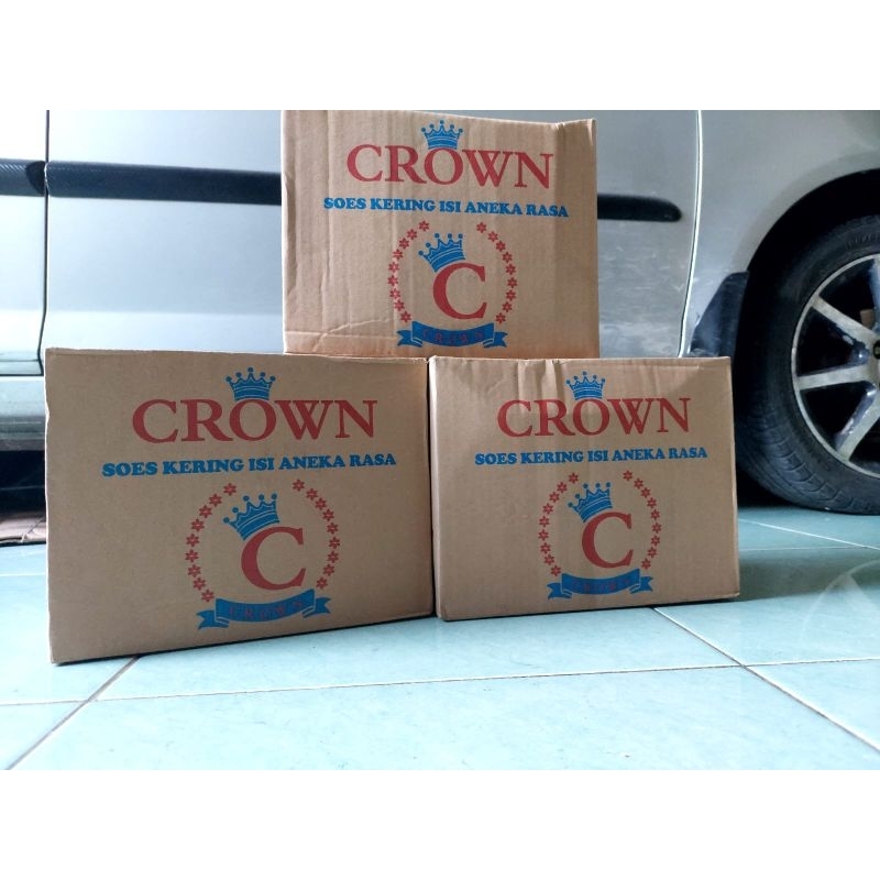 

soes coklat crown kemasan karton (2kg) grosir