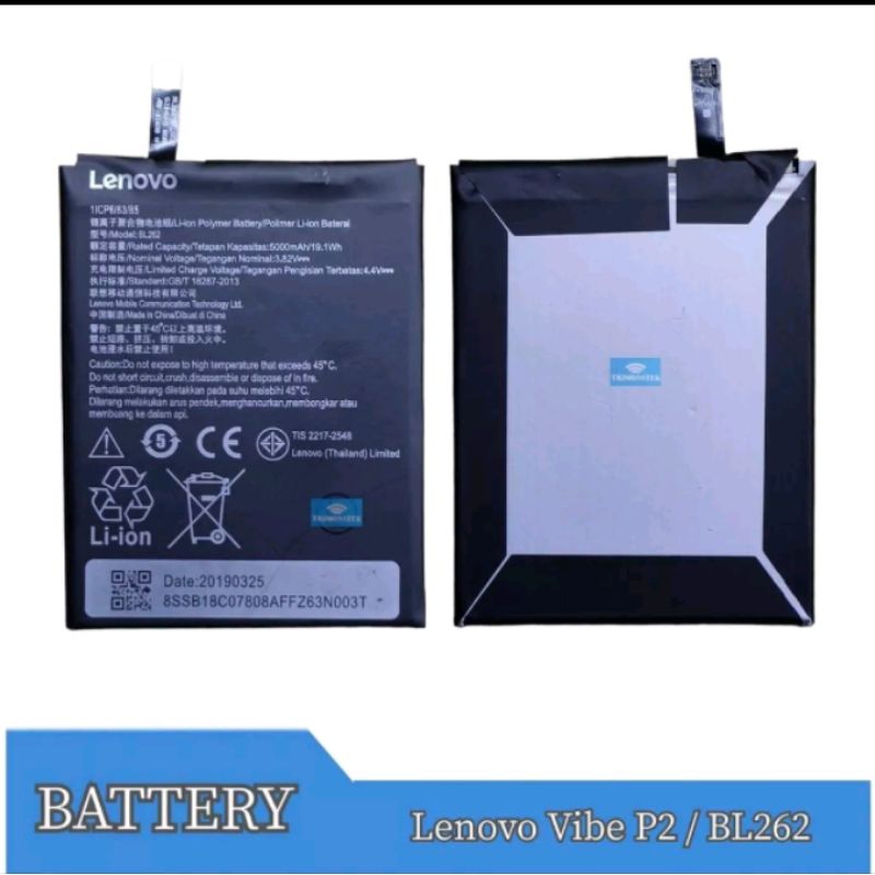 BATRE BATREI BATERAI BATTERAI BATTERAY LENOVO VIBE P2 P 2 TURBO (5000 mAh) ORIGINAL BATRE HANDPHONE