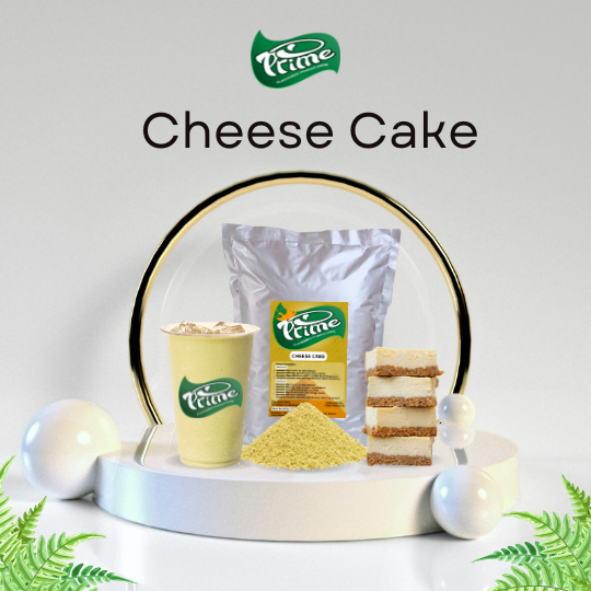 Bubuk Minuman Prime Rasa  CHEESE CAKE Powder Tanpa Gula 1 kg - Minuman Kekinian