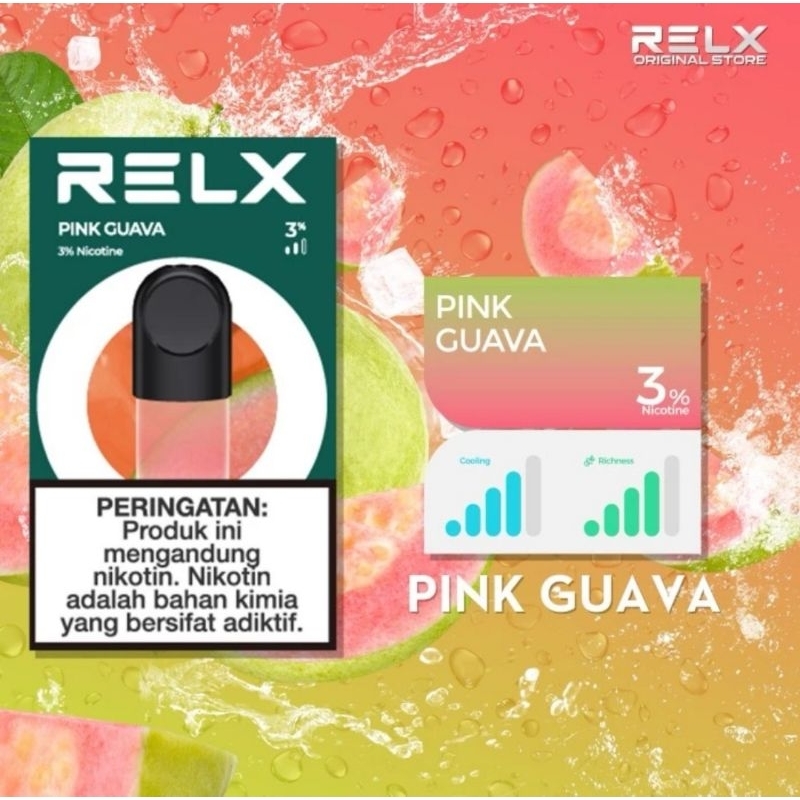 Relx Infinity Essential 1 pack 2 pods Pink Guava