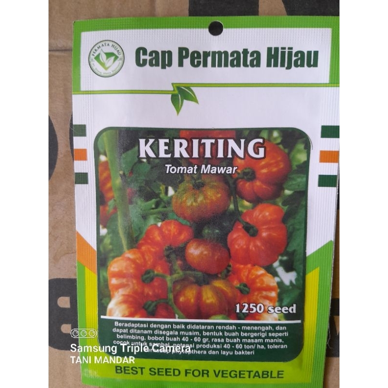 BENIH UNGGUL TOMAT MAWAR CAP PERMATA HIJAU