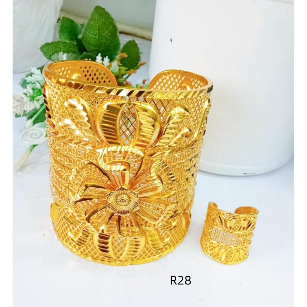 Gelang Xuping Lapis Emas 24K Perhiasan Wanita  Ar28/29/30/31