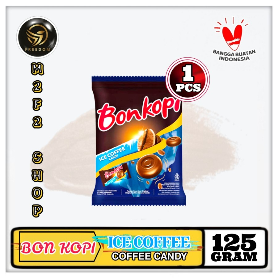 

Permen Bonkopi Ice Coffee Candy | Es Kopi Hitam - 125 gr (Kemasan Satuan)