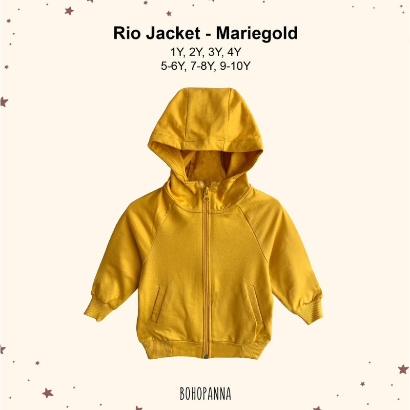 Bohopanna Rio Jacket 1 Tahun Jaket Hoodie / Outwear Anak Unisex CBKS