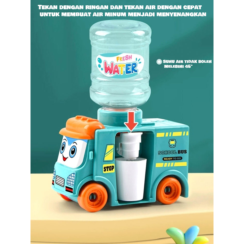 Dispenser Minum Anak Tayo Mobil-mobilan Karakter Lucu