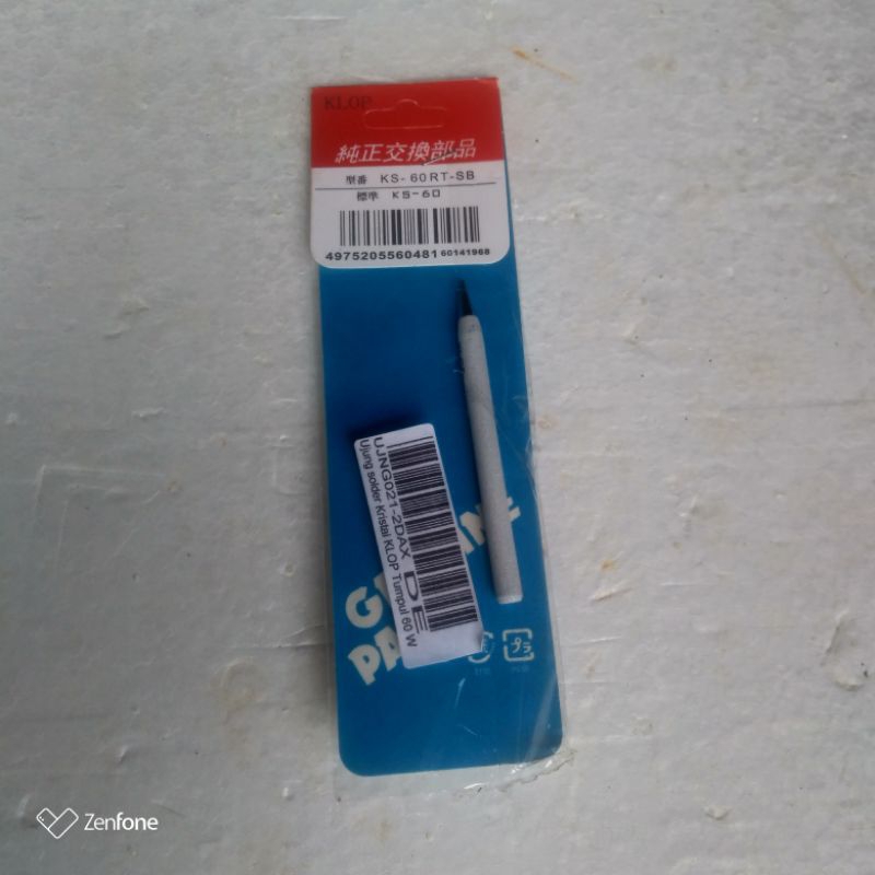 ujung solder kristal tumpul 60w