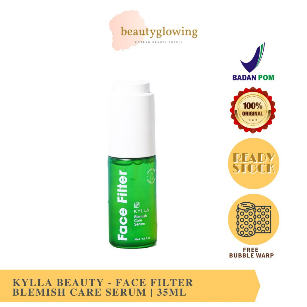 KYLLA Beauty Face Filter Blemish Care Serum 35ml SERUM WAJAH ANTI ACNE MENGURANGI JERAWAT