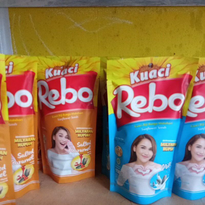 

kuaci rebo varian milk dan salted caramel