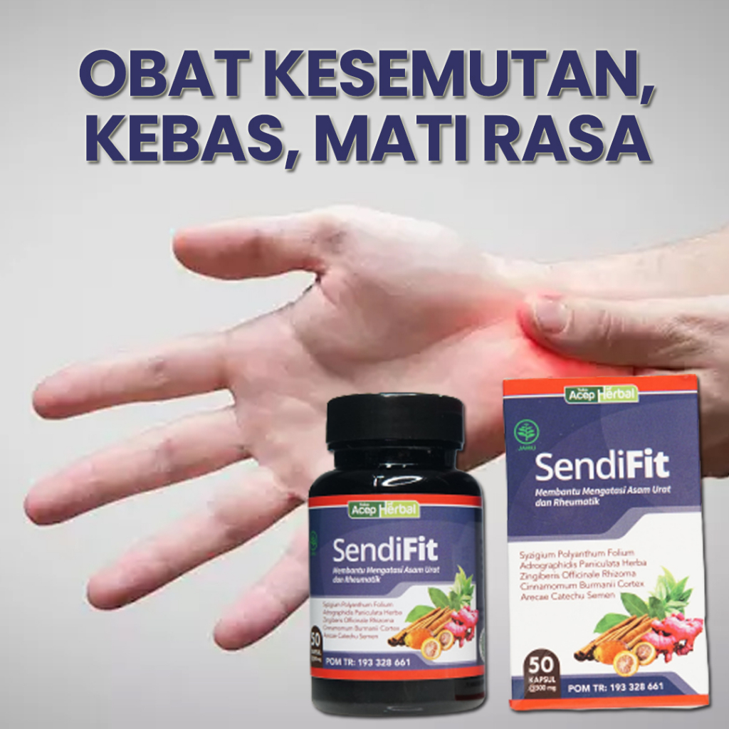 Obat Sering Kesemutan / Kebas / Mati Rasa Di Jari Tangan dan Kaki