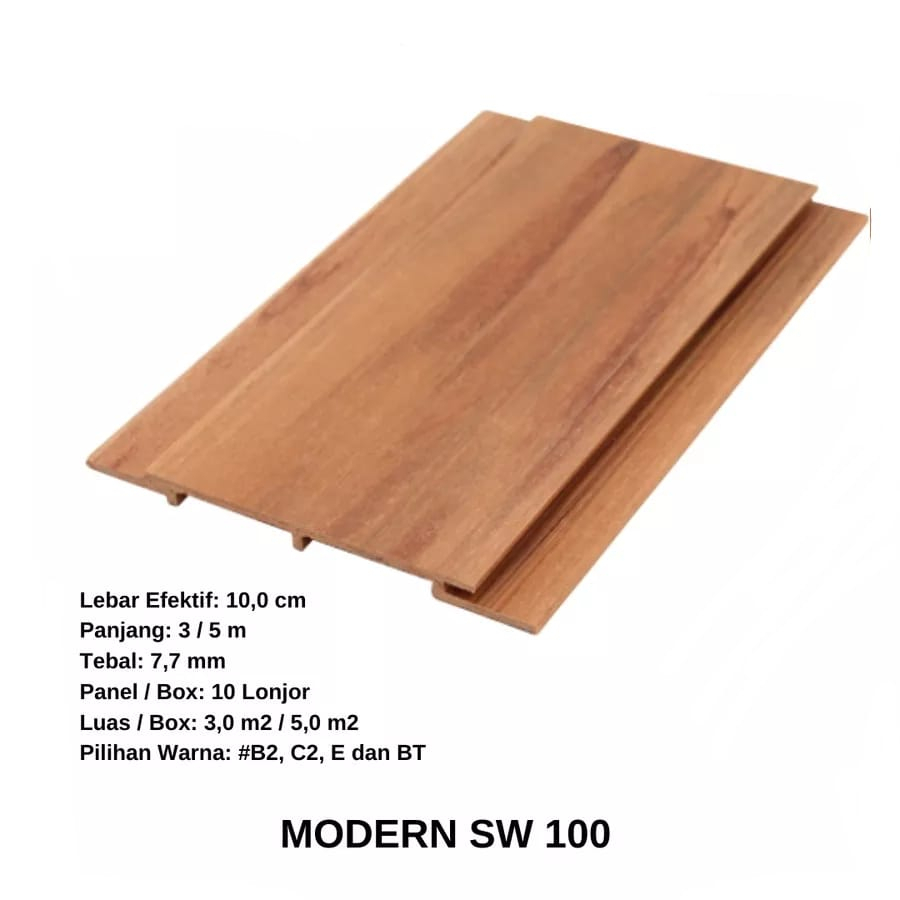 Premium Wall & Ceiling Panel Modern SW 100 Duma Panel WPC