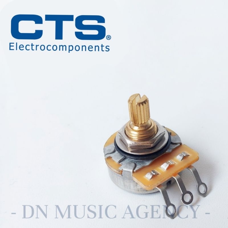 potensio gitar &amp; bass original CTS 250K / CTS 500K vintage taper split shaft jumbo potensiometer