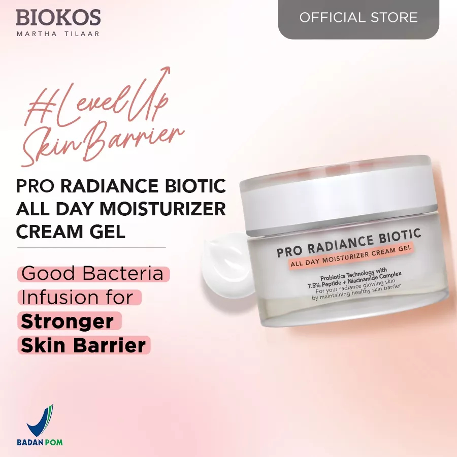 ❤ MEMEY ❤ BIOKOS Pro Radiance Biotic All Day Moisturizer Cream Gel 25gr