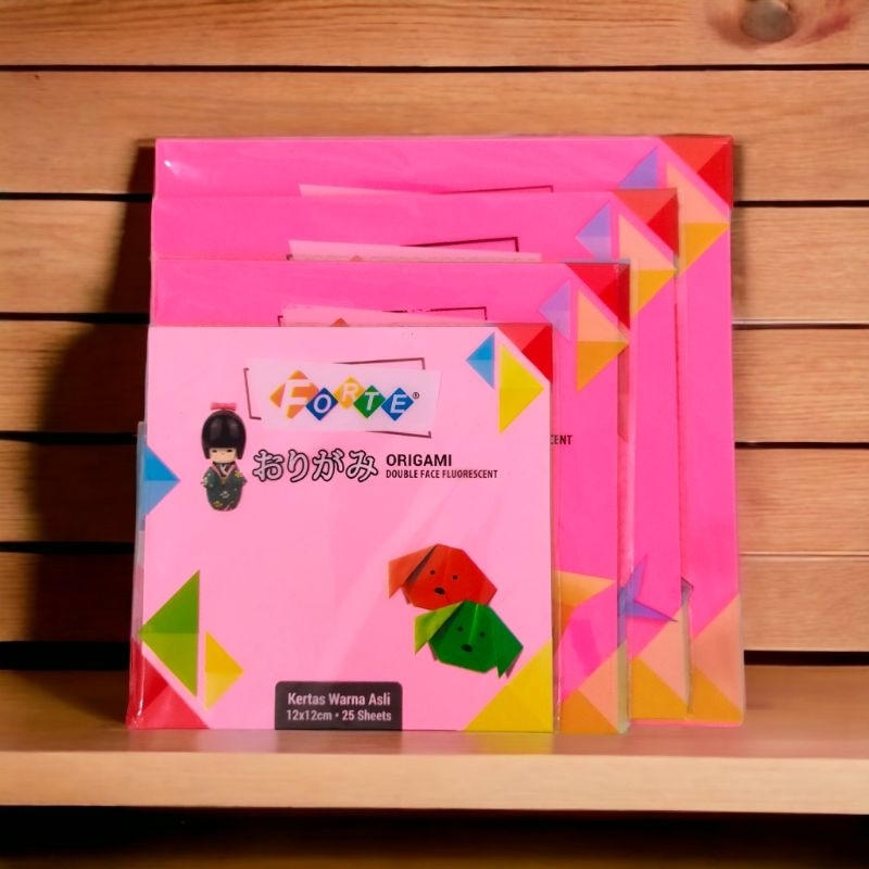 

Origami Forte ukuran 12x12 isi 25lembar/kertas lipat origami TK 12x12 isi 25lembar 2sisi