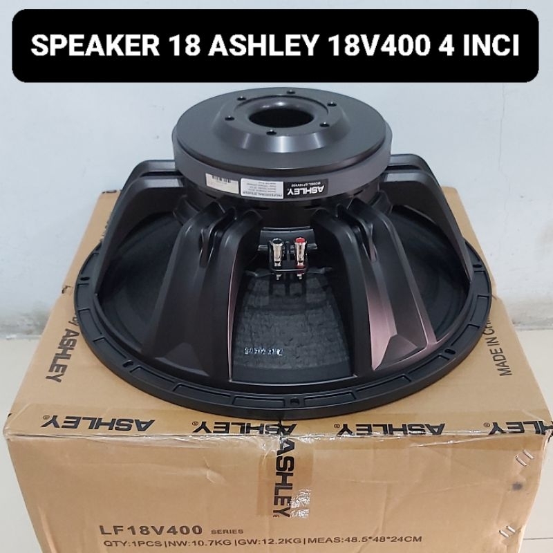 ASHLEY Speaker 18 Inci 18V400 Spull 4 Inci VC Komponen Speker
