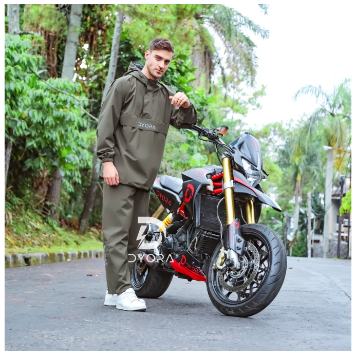 [COD]✅ Raincoat Aussie DYORA Series Green / Setelan Stelan Jas Hujan DYORA Unisex Pria Wanita / Jake