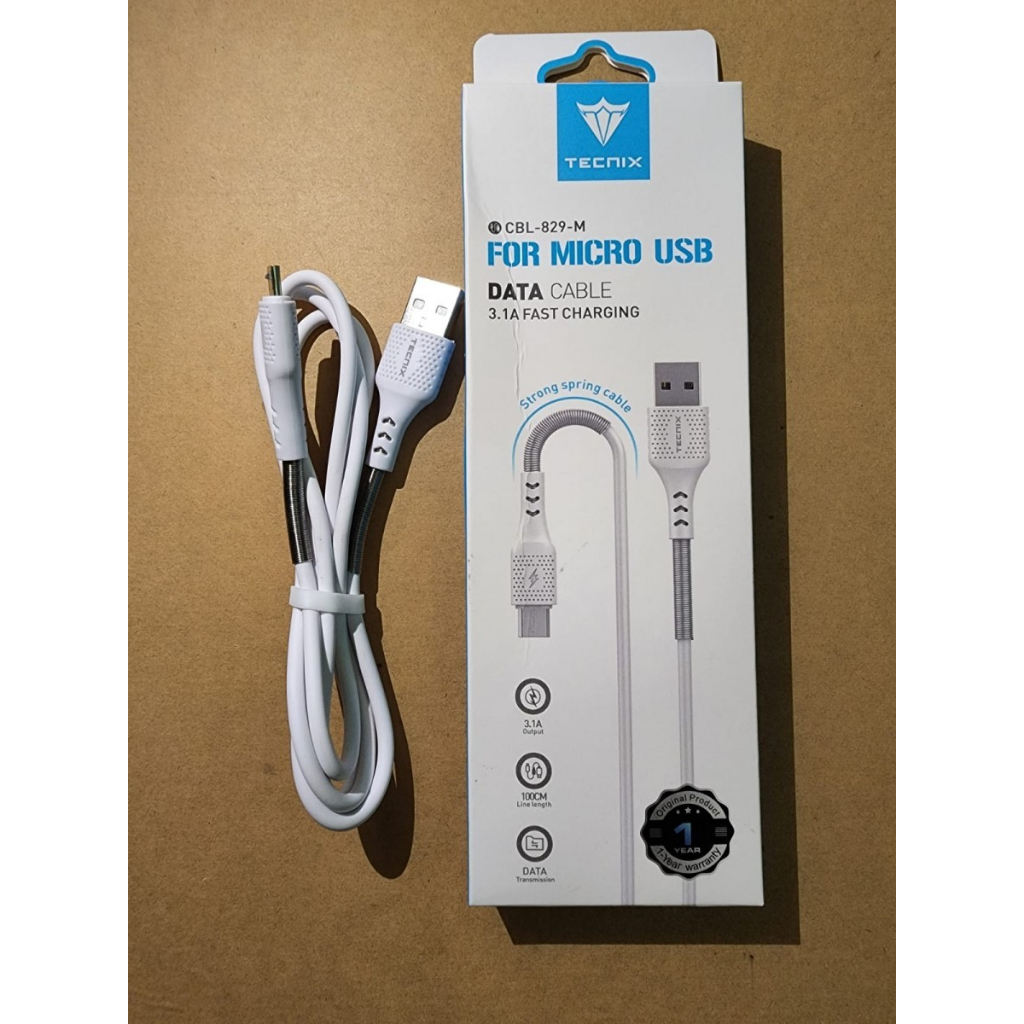 Kabel Data Micro TECNIX CBL-829-M Kabel Micro fast charging 3.1A