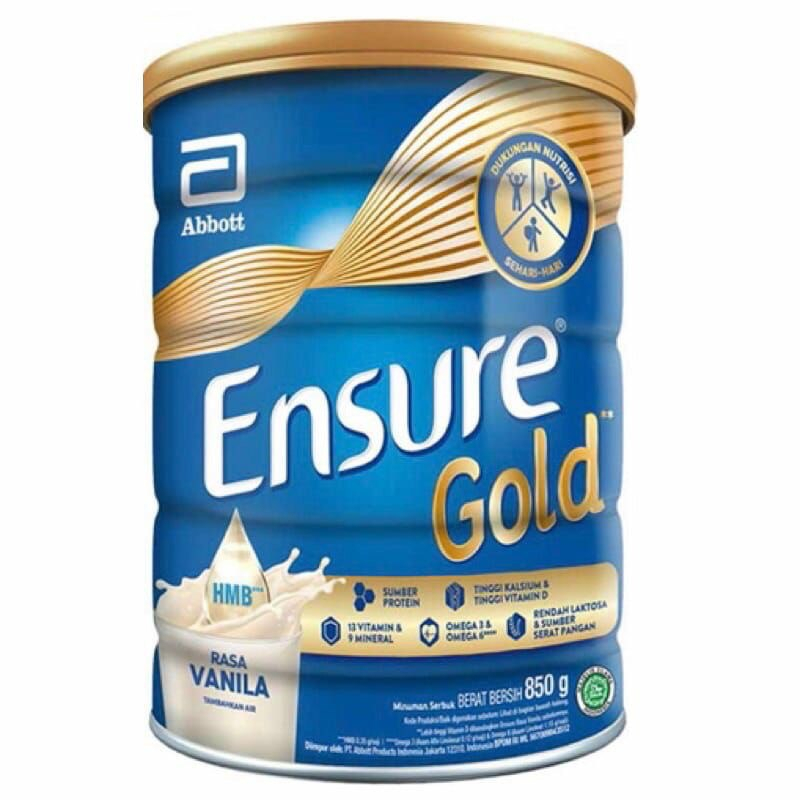 

Ensure Gold Rasa Vanila Hmb Susu Dewasa Rendah Laktosa 850g