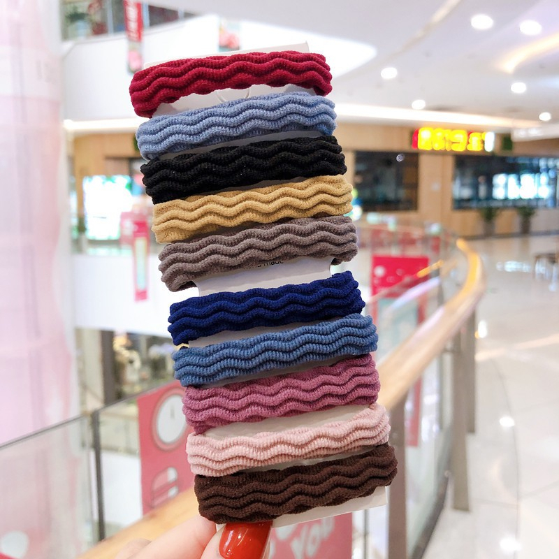 Ikat Rambut Elastis Fashion Wanita Rubber Band Tie