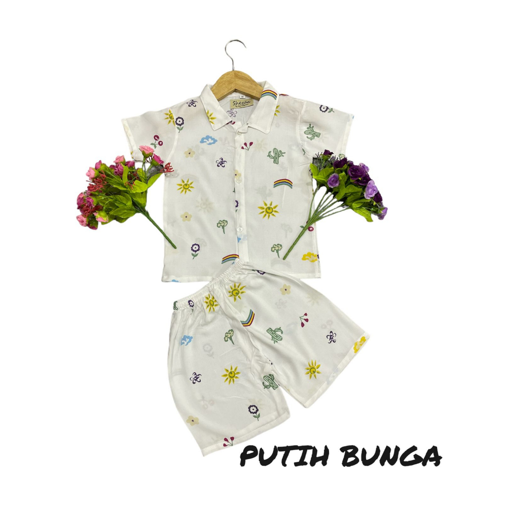 Setelan Baju Anak  Rayon Premium 1 - 5 Tahun