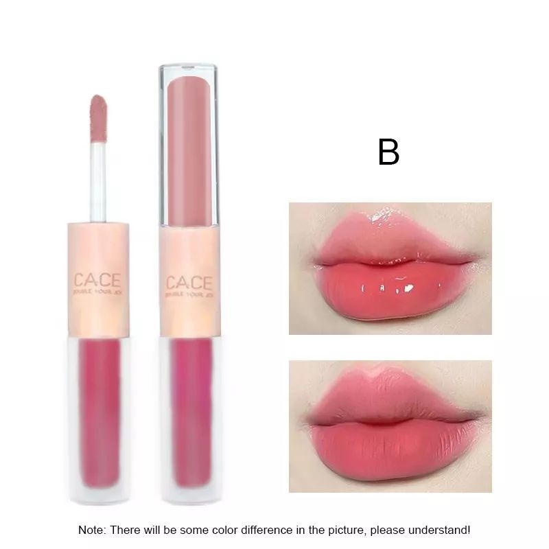 ♥️G.A.SHOP♥️ CACE LIPSTIK 2IN1 / LIPCREAM LIPGLOSS 2IN1