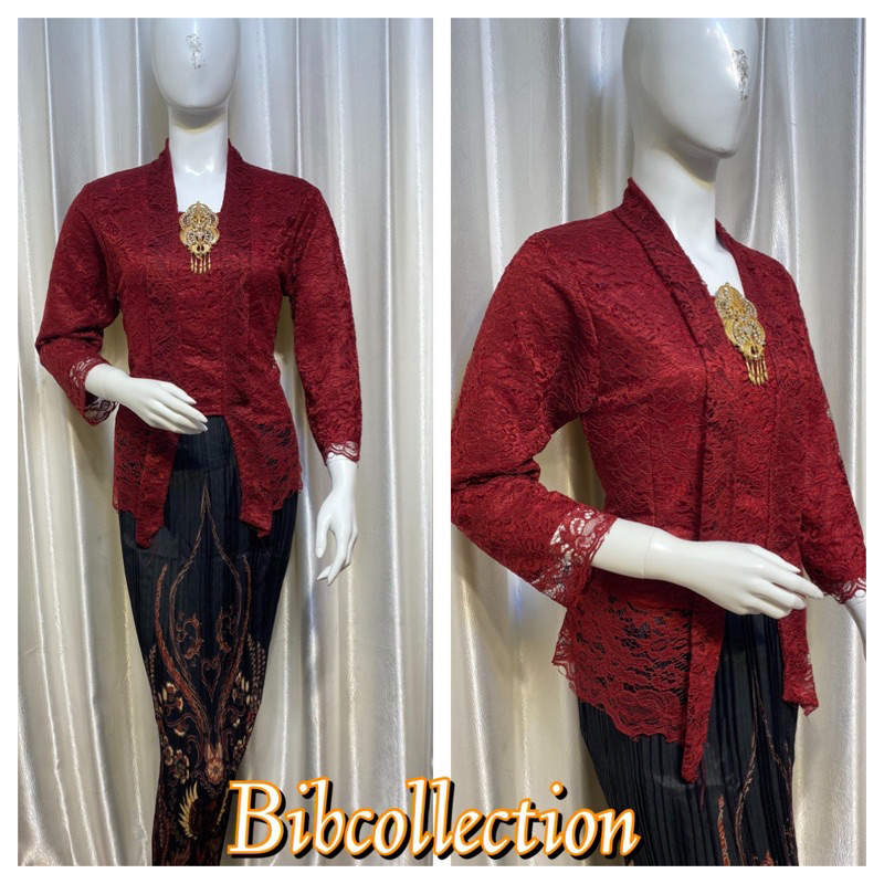 KEBAYA MODERN kutubaru burkat pendek panjang 60 cm