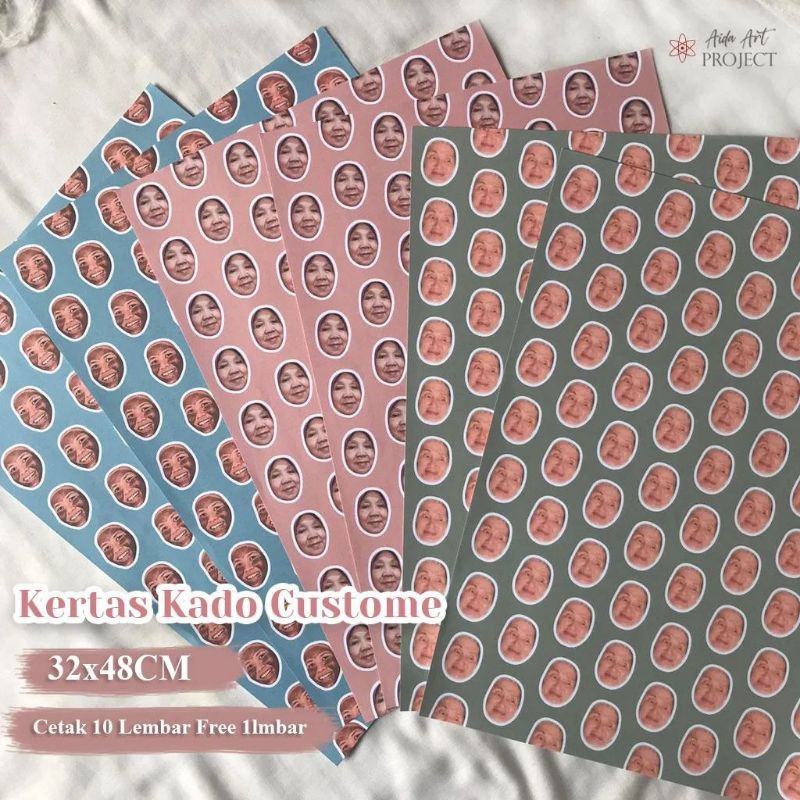 

kertas kado custom