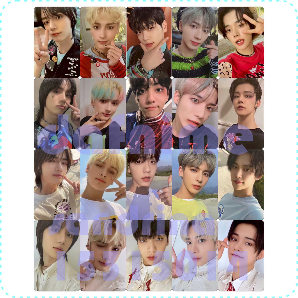 photocard txt unofficial fight escape