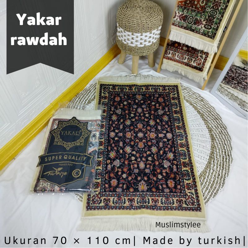 sajadah turki yakar wangi rawdah PREMIUM
