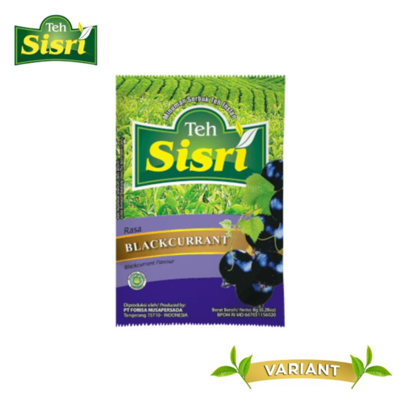 

Teh Sisri Rasa Blackcurrant 1Pcs 8gr