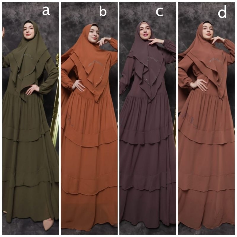 GAMIS SYARI PREMIUM / MAUREN SYARI BY HUMAIRA / GAMIS HUMAIRA TERBARU