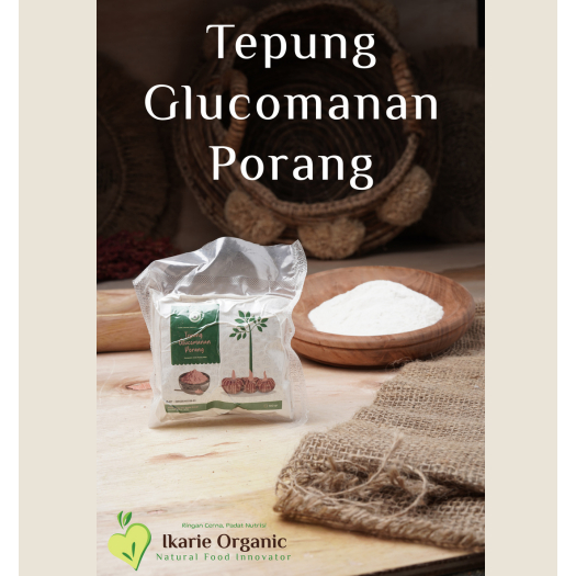 

Tepung Glucoman Porang Ikarie Organic by dr. herlin 100gr