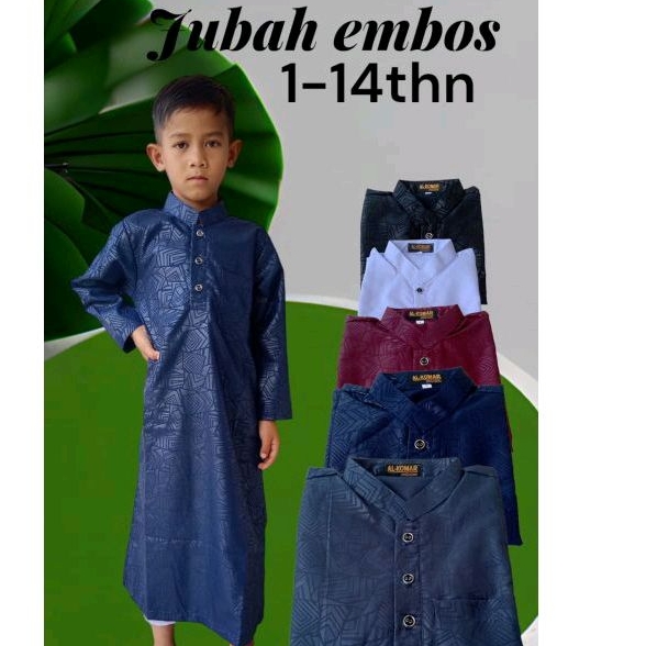 gamis emboss sultan jubah embos anak 03