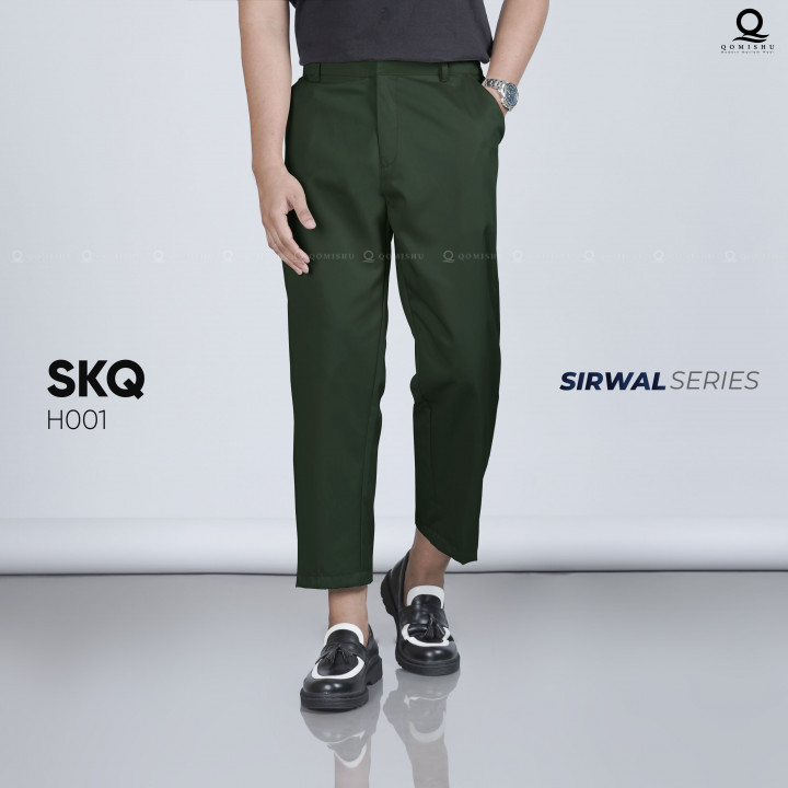 QOMISHU Celana Sirwal Kantor Pria Formal Office Pants Kasual Elegan SKQ