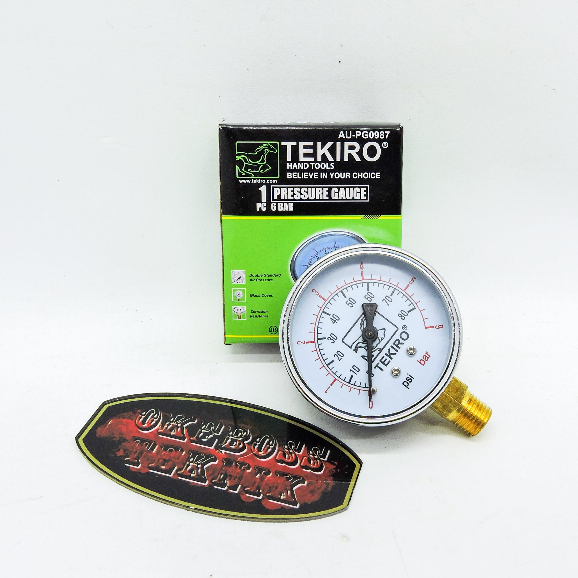 Pressure gauge 6 bar Tekiro