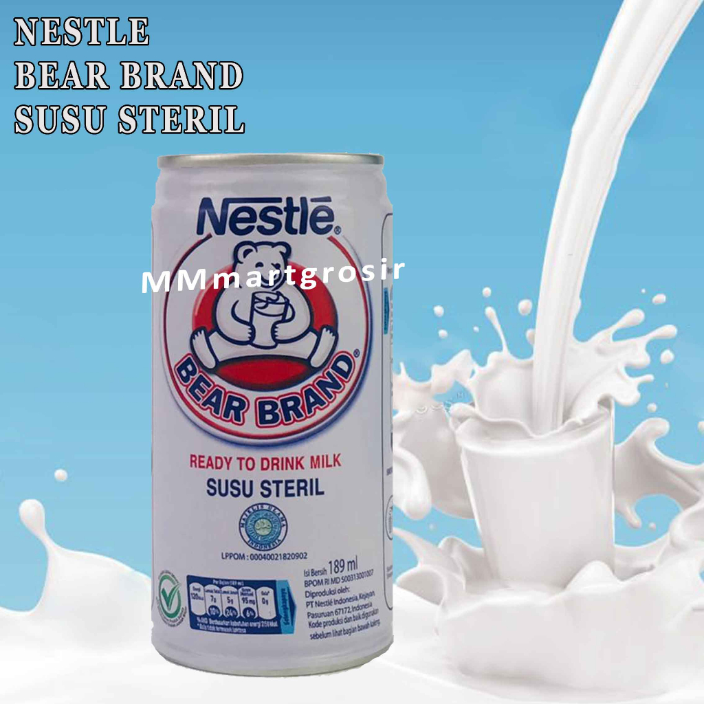 NESTLE BEAR BRAND SUSU STERIL189ml