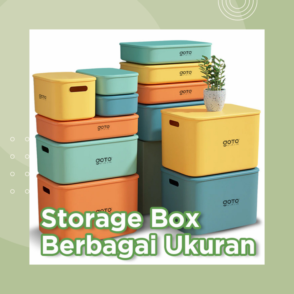 Goto Vaia Storage Organizer Container Box Keranjang Penyimpanan