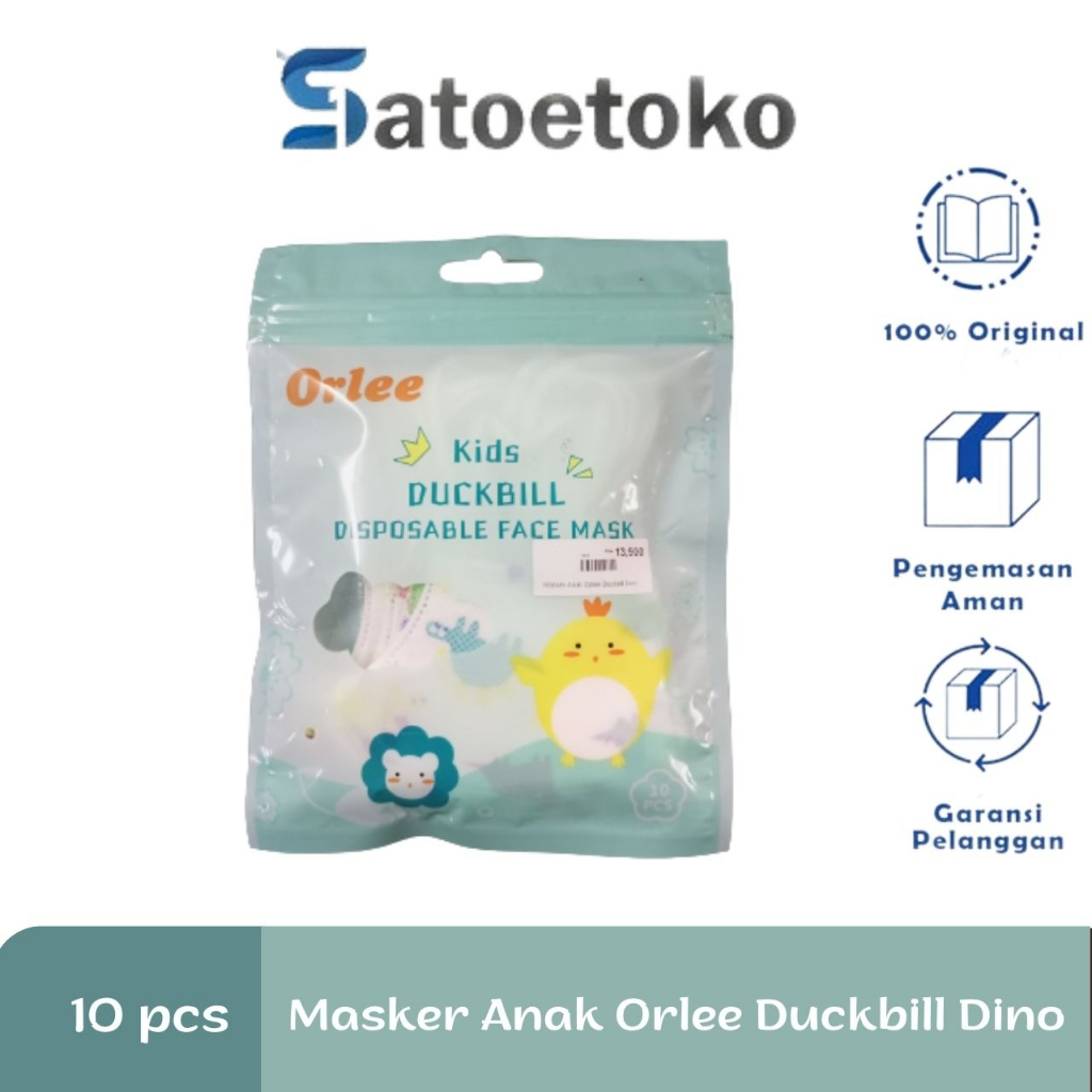 MASKER ANAK ORLEE DUCKBILL DINO