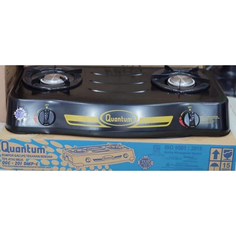 KOMPOR QUANTUM QGC 201 DMP-B - KOMPOR 2 TUNGKU QUANTUM
