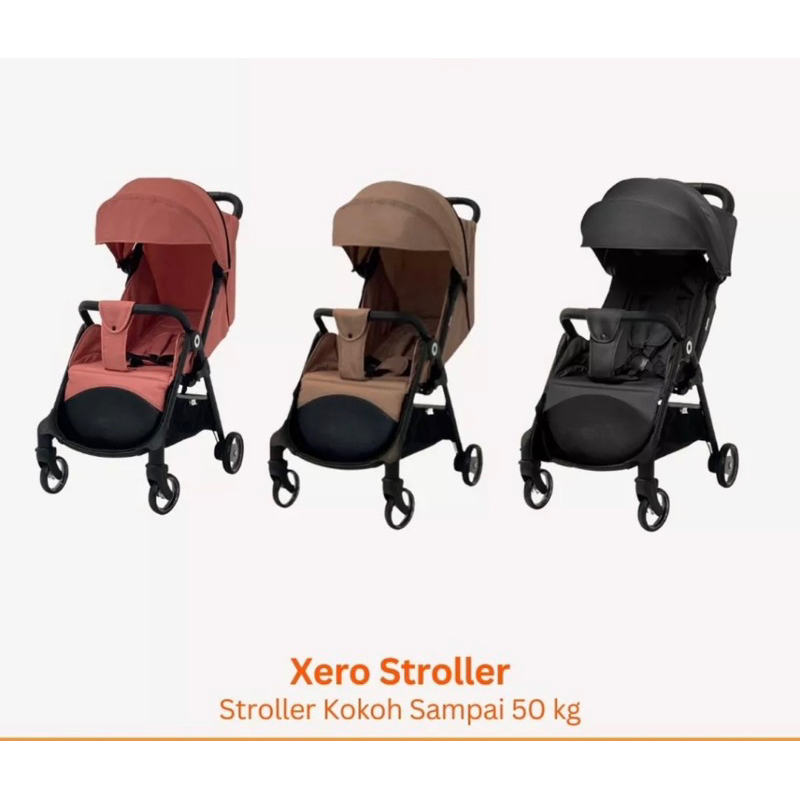 Xero Chrome Edition / Stroller Anak Lipat Travelling (MAX 50kg)