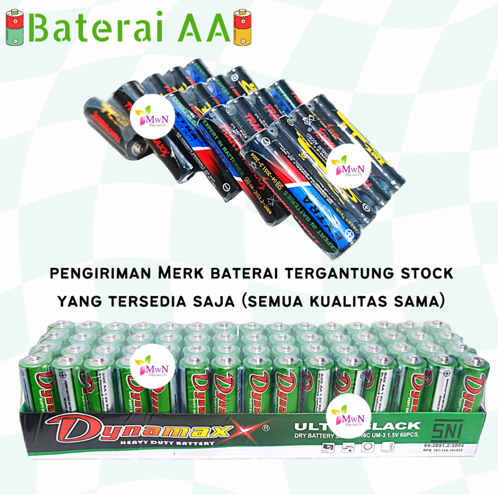 mwn.toys Baterai Mainan jenis AA / A2