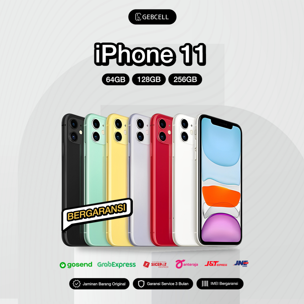 iPhone 11 64GB 128GB Baru Garansi Resmi