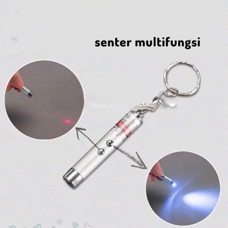 MAINAN 2 in 1 LASER LAMPU SENTER POINTER KUCING CAT TOYS