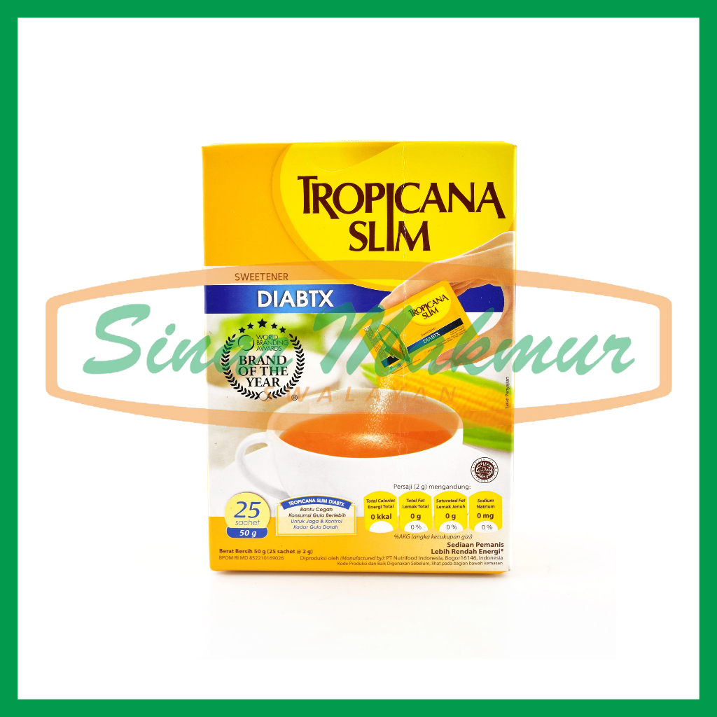 

Tropicana Slim Sweetener Diabtx 25sheet